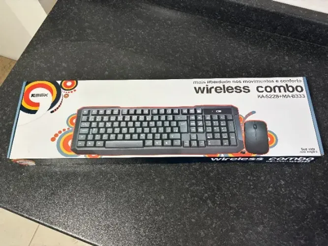 KIT Teclado e Mouse sem fio KMEX KA-S228 + MA-B33