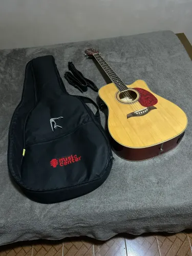 KIT COMPLETO - Violão Elétrico Giannini Performance + Acessórios