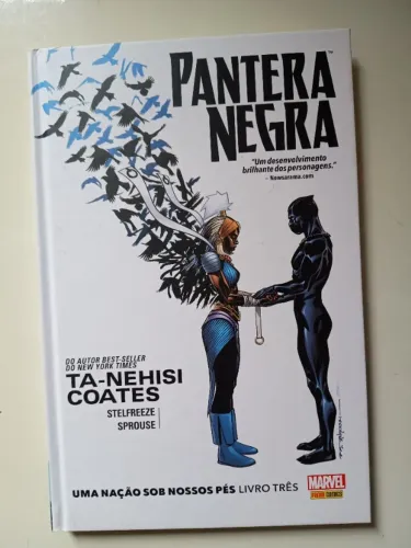 Pantera Negra: Uma Nação Sob Nossos Pés - Livro Três (Panini) em ótimo estado!