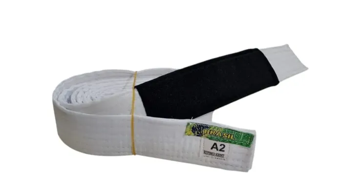 Faixa Jiu Jitsu Branca Tamanho A2 Aduto Produto novo embalado Atacado Varejo promoção
