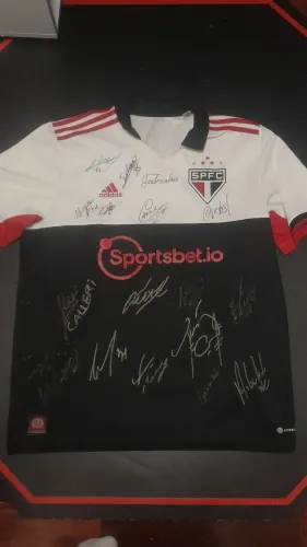 Camisa do SÃO PAULO FC assinada por 17 jogadores