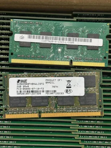 Memoria 2GB DDR3 1333mhz Notebook (muitas unidades) 