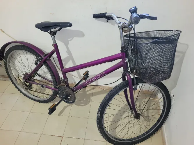 Bike oceano com cesto