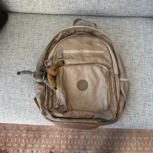 Mochila Kipling Original Dourada