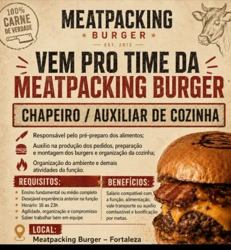 Vaga Auxiliar Cozinha