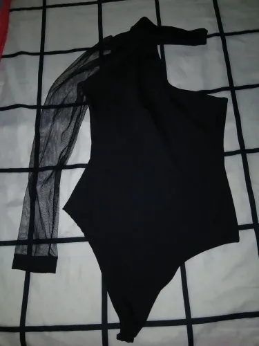 Bodybpreto de tule 35 reais