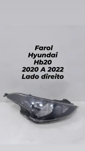 Farol Hyundai HB20 2020 2021 2022 Lado Direito