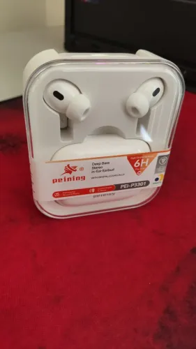 Fone Bluetooth Peining PEI-P3301 - Som Potente e 6h de Bateria