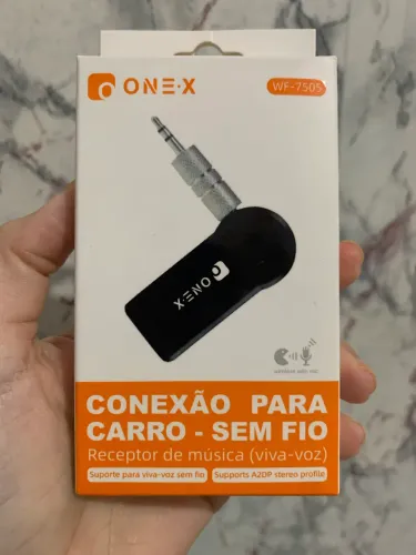 Bluetooth 2.0 Receptor | para Carro, com Entrada Auxiliar,