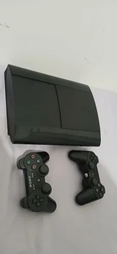 Play station 3 super slim desbloqueado lotado de jogos!
