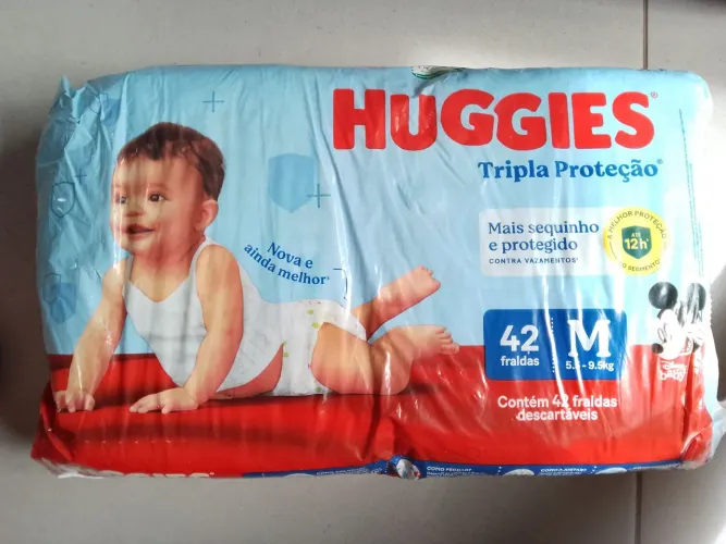 Fraldas Huggis M 42 unid.