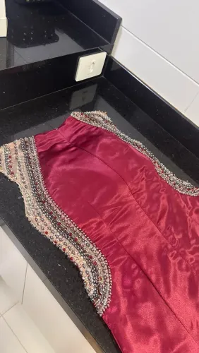 Vestido longo de festa