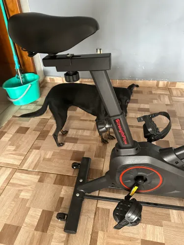 Bicicleta ergométrica spinning com roda de inércia