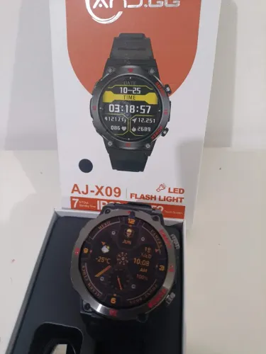 Smartwatch Relógio AJ X09 flash LED tela 1.52 Atacado e Varejo ..<br><br>