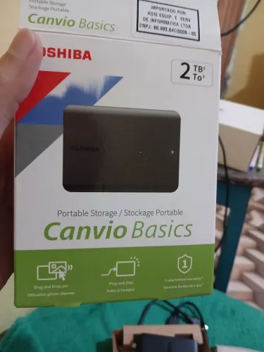 Hd externo Toshiba 2 tb