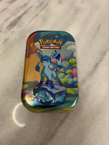 Mini lata Evoluções Prismáticas- Glaceon - Sem booster