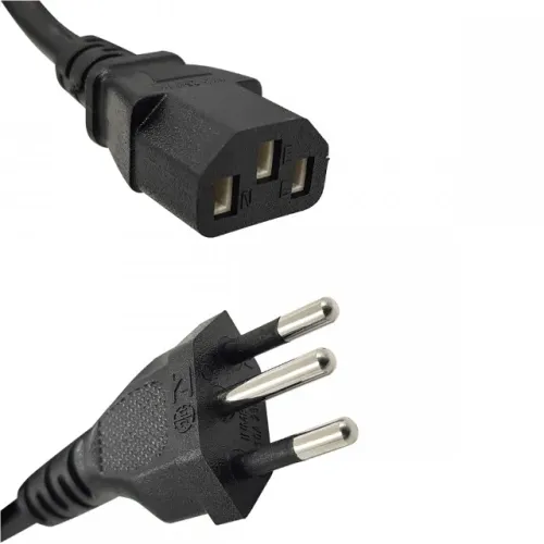 Cabo de energia para PC Desktop 1.5m 10A - Entrega