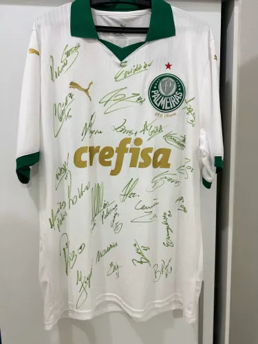 Camisa Palmeiras autografada