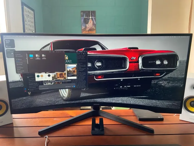 Monitore curvo Samsung 34 polegadas