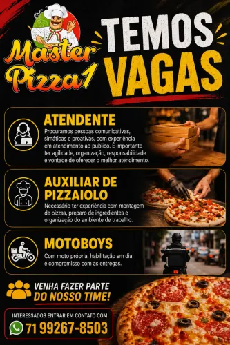 TEMOS VAGAS