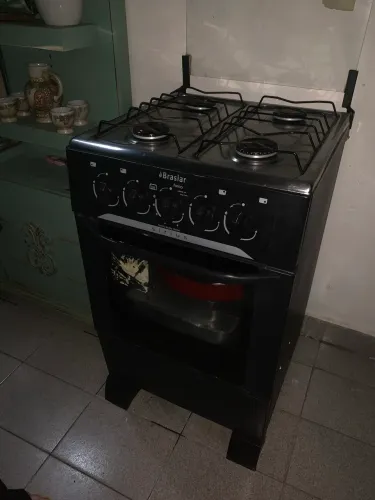 Fogão Braslar Sirius 4 Bocas usado - Tudo Funcionando (Bocas e Forno)