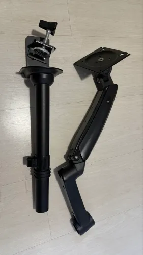 Suporte de Mesa ELG FH80N para Monitor com Pistão a Gás, Multiarticulado
