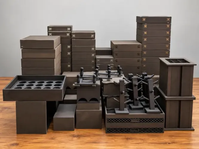 Lote 230 Caixas e Peças MDF Cru e Pintado para Artesanato/Revenda