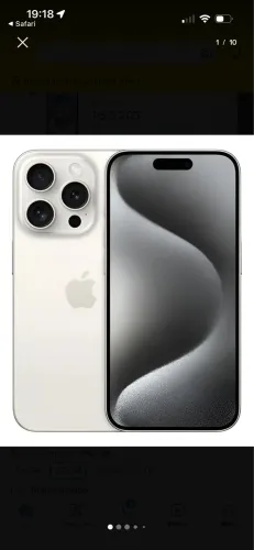 iPhone 15 pro 128gb branco 