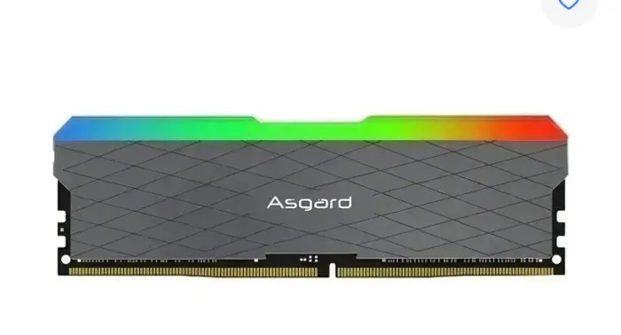 Memória ram asgard rgb 8gb 3200