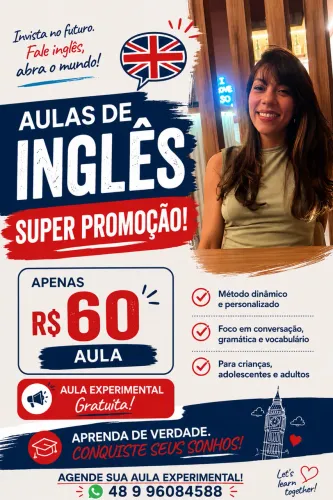 Professor de inglês aula de inglês 