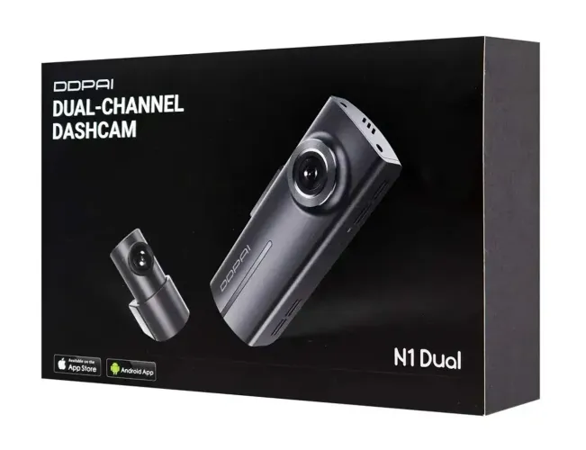 DDPAI N1 Dual Câmera Frontal + Traseira + CARTAO SD 128GB