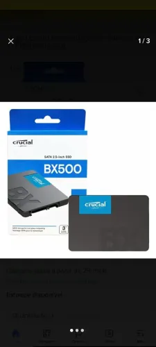 HD SSD BX 500 - 500 Gb - CRUCIAL - NOVO