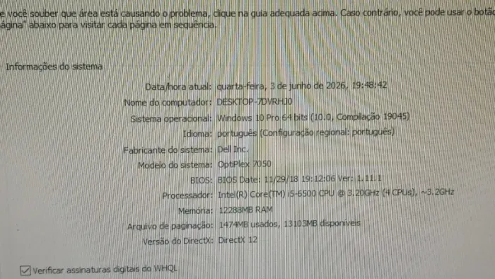 Torre gabinete computador dell optiplex 7050 - leia