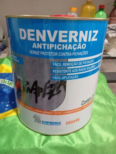 Verniz anti pichação 