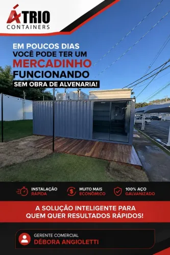 Container mercadinho 6m