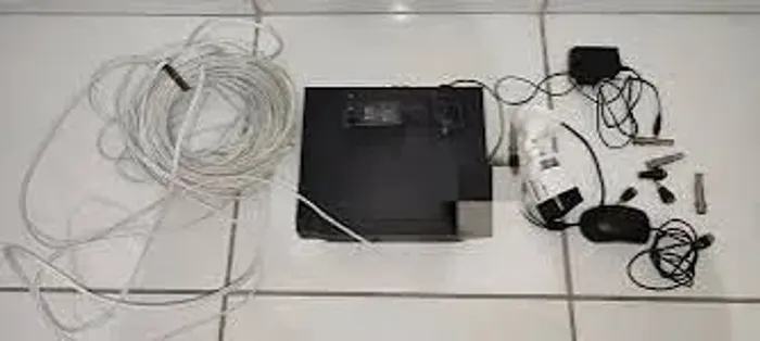 Kit DVR Intelbras 4 Canais + 1 Câmera + Cabo coaxial
