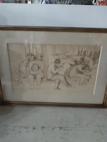 Desenho (sem Titulo ) gravura - 1963