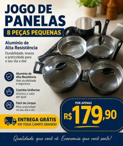Entrega grátis toda campo grande