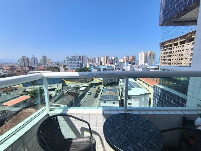 Apartamento à venda em Praia Grande com 2 dormitórios sendo 1 suíte e 1 vaga