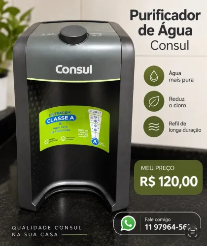 Filtro de água natural