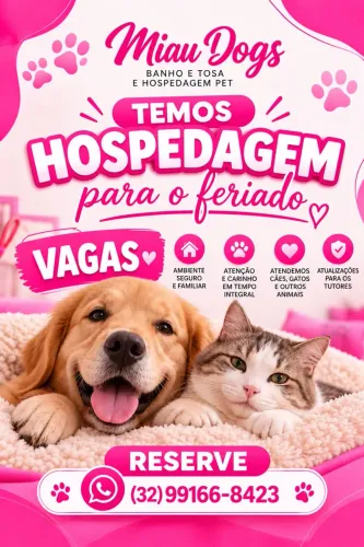 Hospedagem Pet no Feriado 