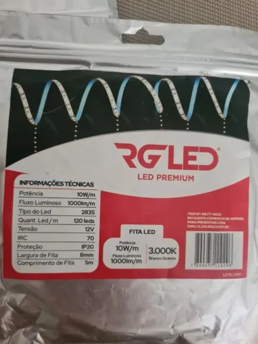 Fita LED Branco Quente - 5 Metros 