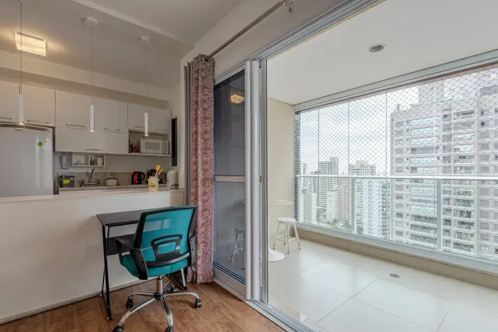 Apartamento para venda possui 45 metros quadrados com 1 quarto