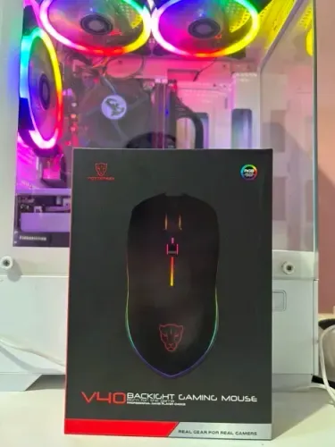 Mouse Gamer Motospeed V40 RGB 4000 DPI 6 Botões ULTIMAS UNIDADES