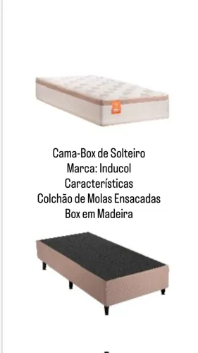 Cama-Box de Solteiro Inducol