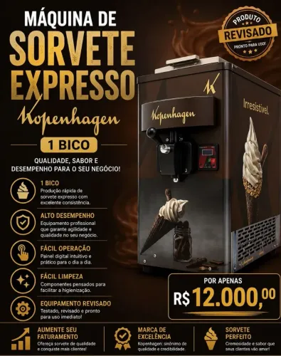 Máquina sorvete expresso