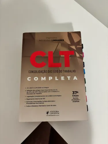 CLT ORGANIZADA - 37ª edição- Aryanna Linhares