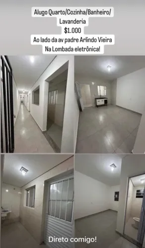 Quarto cozinha banheiro lavanderia