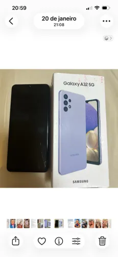 Vendo Samsung A32 5G 128 GB em ótimo estado e funcionando perfeitamente