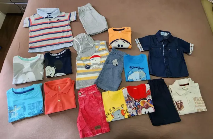 Lote de roupas para menino (9 a 12 mêses)